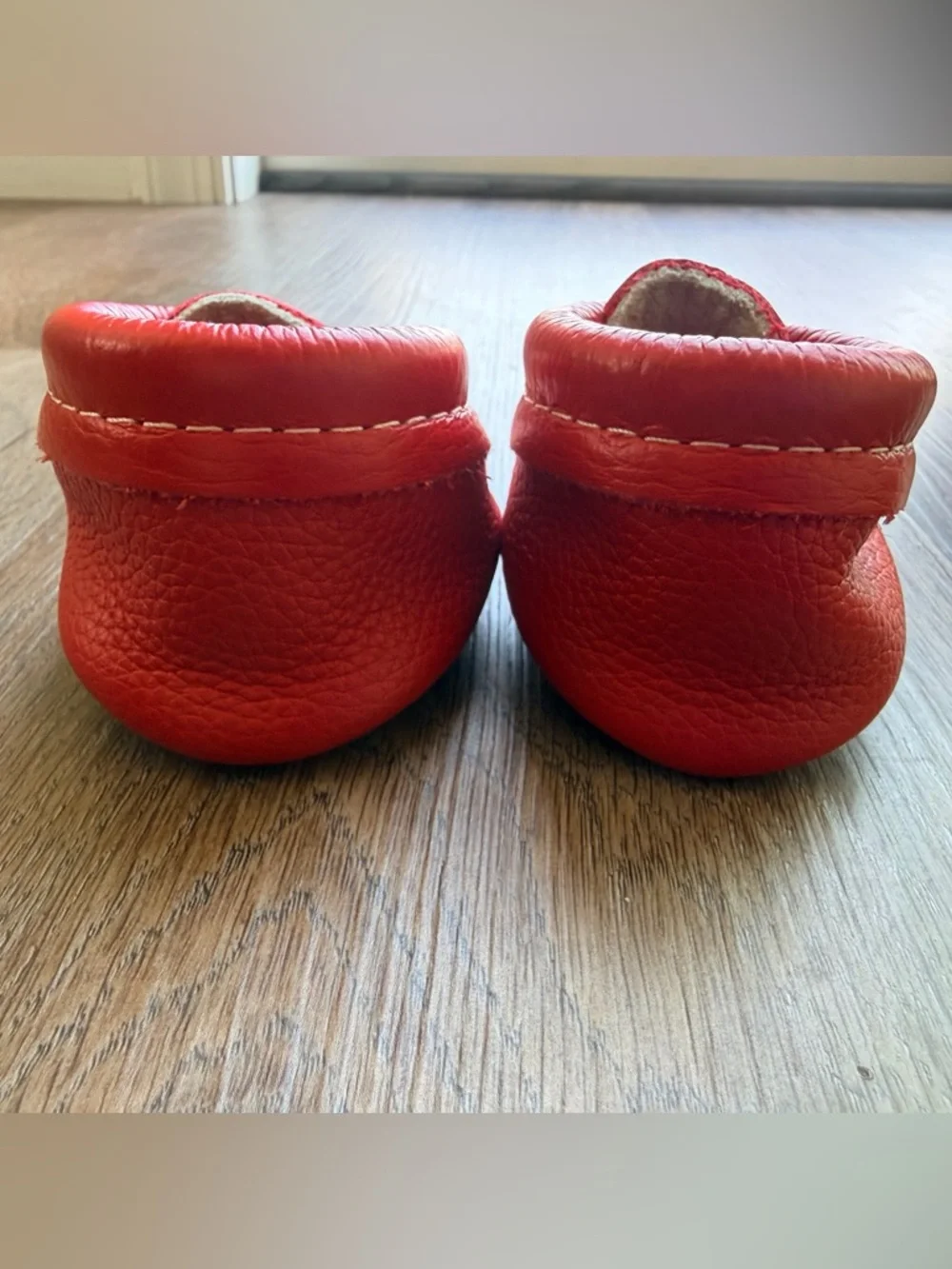 FRESHLY PICKED | Iron Man Baby Moccasins | Soft Sole | Crib Shoes
